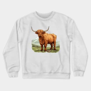Highland Bull Crewneck Sweatshirt